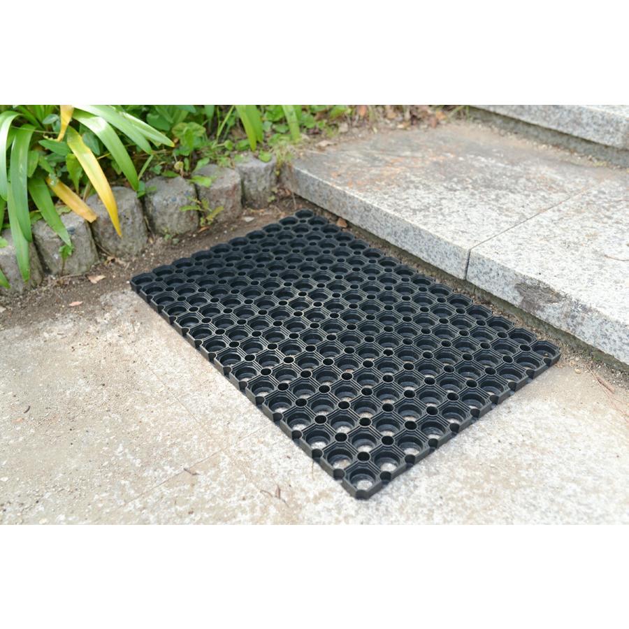 玄関マット 屋外 有孔ラバーマット ×5枚 30cm×100cm×2.2cm RM-3010 アサヒペン 玄関 ドアマット 泥落としマット 屋外玄関マット 滑り止めマット 屋外マット_7