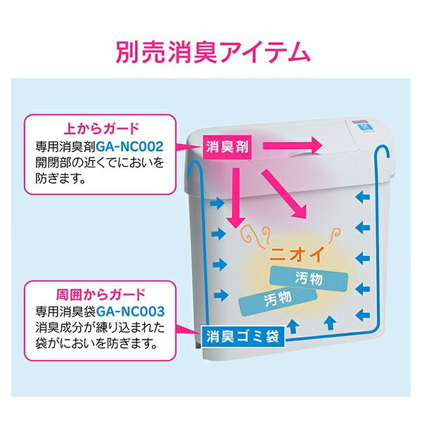 カクダイ（KAKUDAI） トイレ サニタリーボックス 自動開閉式 GA-NC001