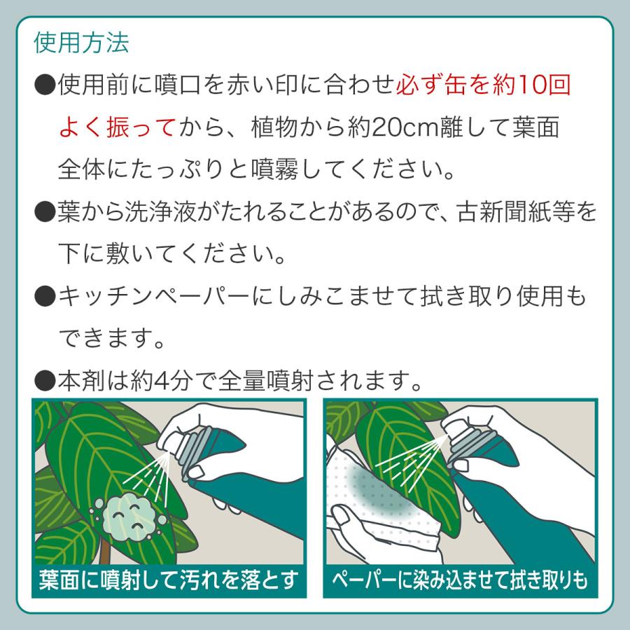 MY PLANTS 葉をきれいにするミスト 葉面洗浄剤 220ml ×10本 KINCHO園芸