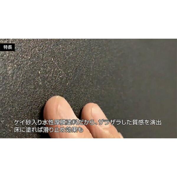 ニッペホームオンライン 塗料 STYLE ZAKUZAKU 6kg ×2缶 隠れ家ブラック