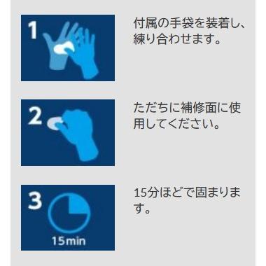LOCTITE パテ 補修 ロックタイト 多用途補修パテ プチ 5g 2P DEP-010