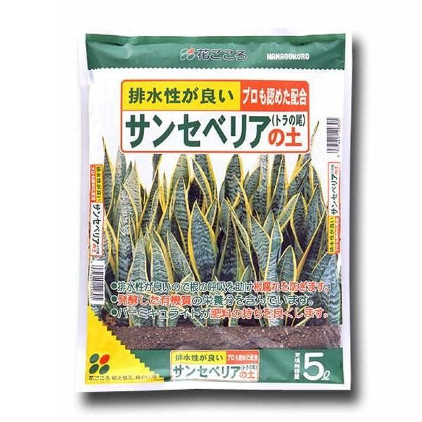 サンセベリアの土 5L 花ごころ 排水性が良い プロも認めた配合 培養土｜wise-life