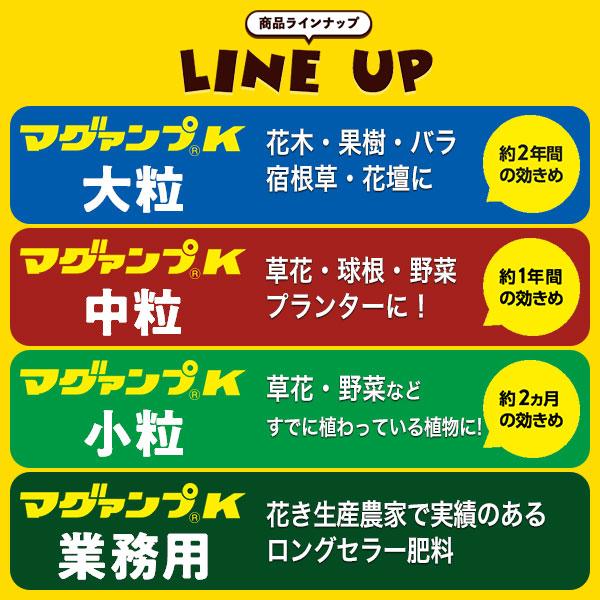 マグァンプK 中粒 2.5kg ハイポネックス 草花・球根・野菜・プランターに 約1年間の効きめ 緩効性肥料 土に混ぜこむ元肥｜wise-life｜07