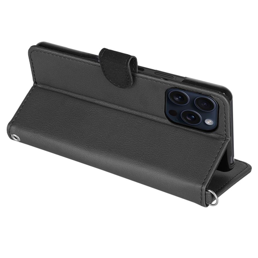 wisers ストラップ2種付 スマホケース Apple iPhone 15 Pro Max 専用 