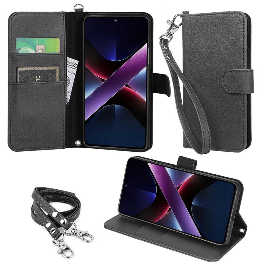 wisers Xiaomi POCO X7 Pro ケース 手帳型 スマホケース 対応 (全4色 