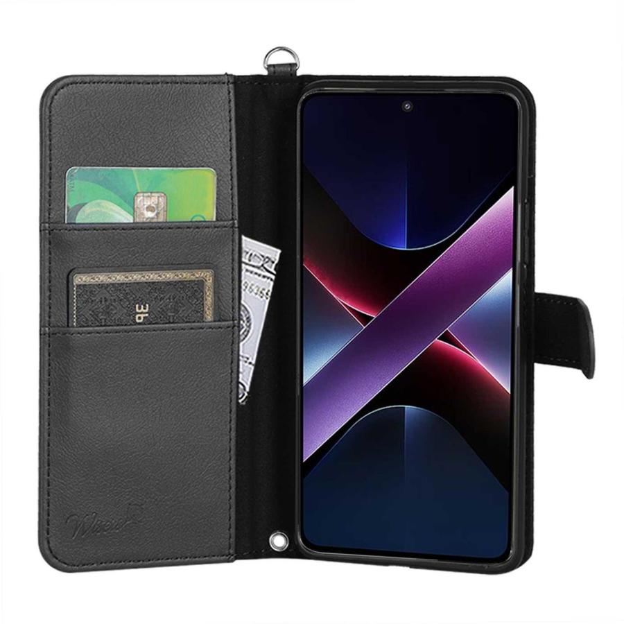 wisers Xiaomi POCO X7 Pro ケース 手帳型 スマホケース 対応 (全4色 
