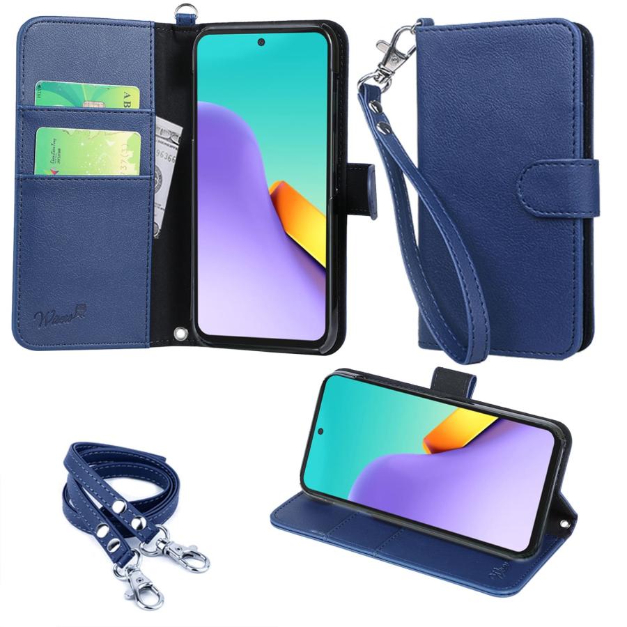 wisers Xiaomi シャオミ Redmi 12 5G 6.8 インチ 専用 スマートフォン スマホ ケース カバー ハンドストラップ ネックストラップ 全2色 | Wisers | 01