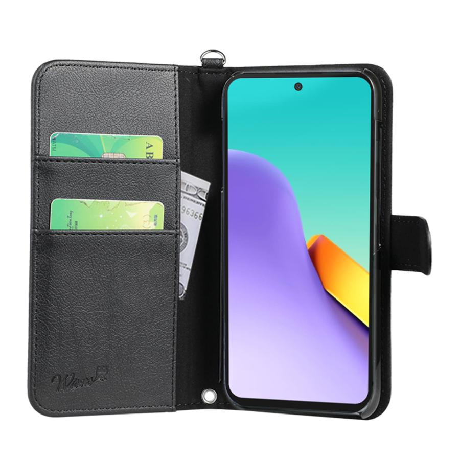 wisers Xiaomi シャオミ Redmi 12 5G 6.8 インチ 専用 スマートフォン スマホ ケース カバー ハンドストラップ ネックストラップ 全2色 | Wisers | 04