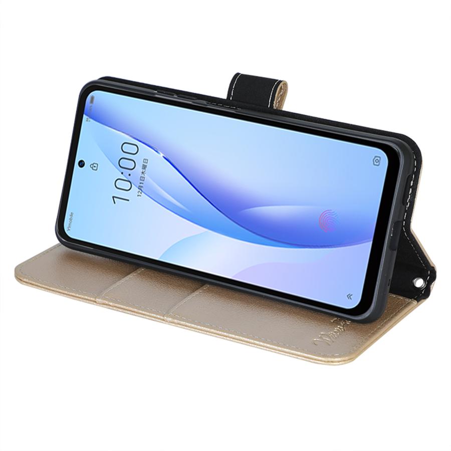 Wisers ストラップ2種付 スマホケース ZTE Libero 5G III A202ZT 6.67