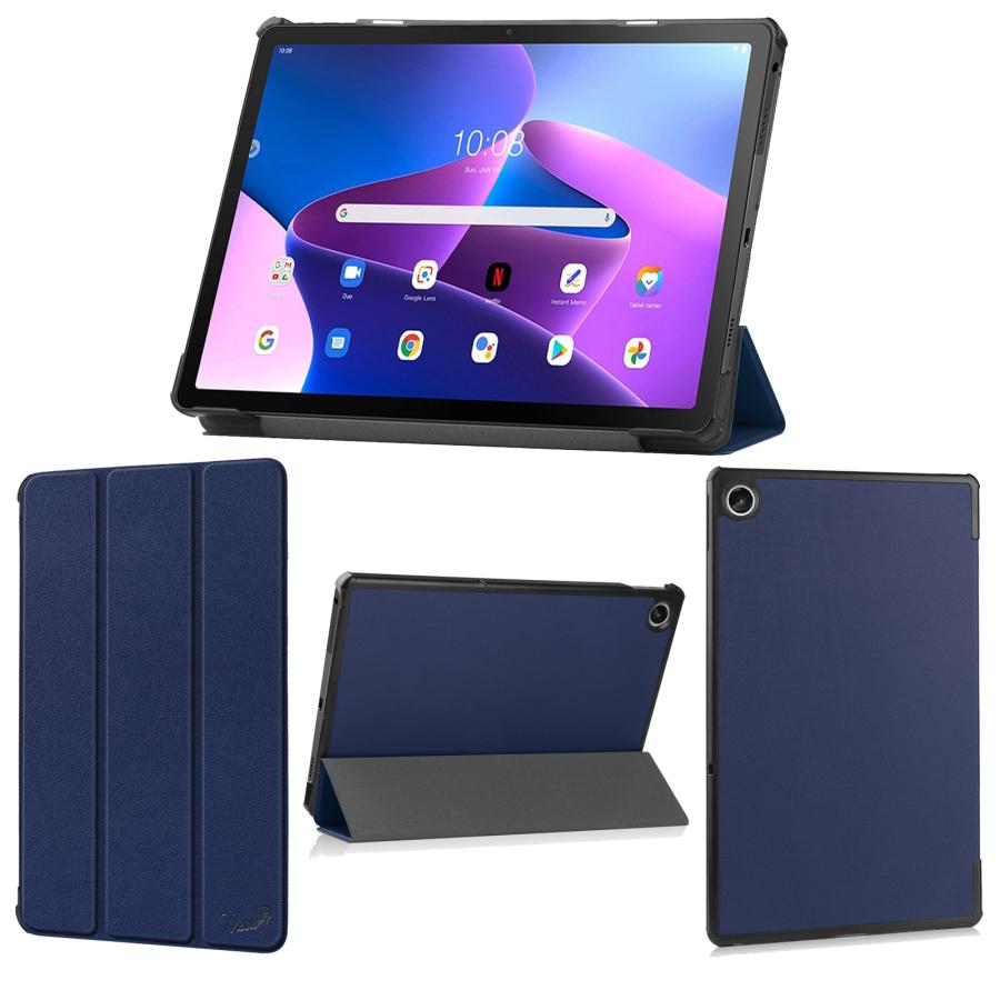 【ケース・フィルム付タブレット】Lenovo Tab M10 Plus 第3世代 Wisers wisers 保護フィルム付き タブレットケース Lenovo