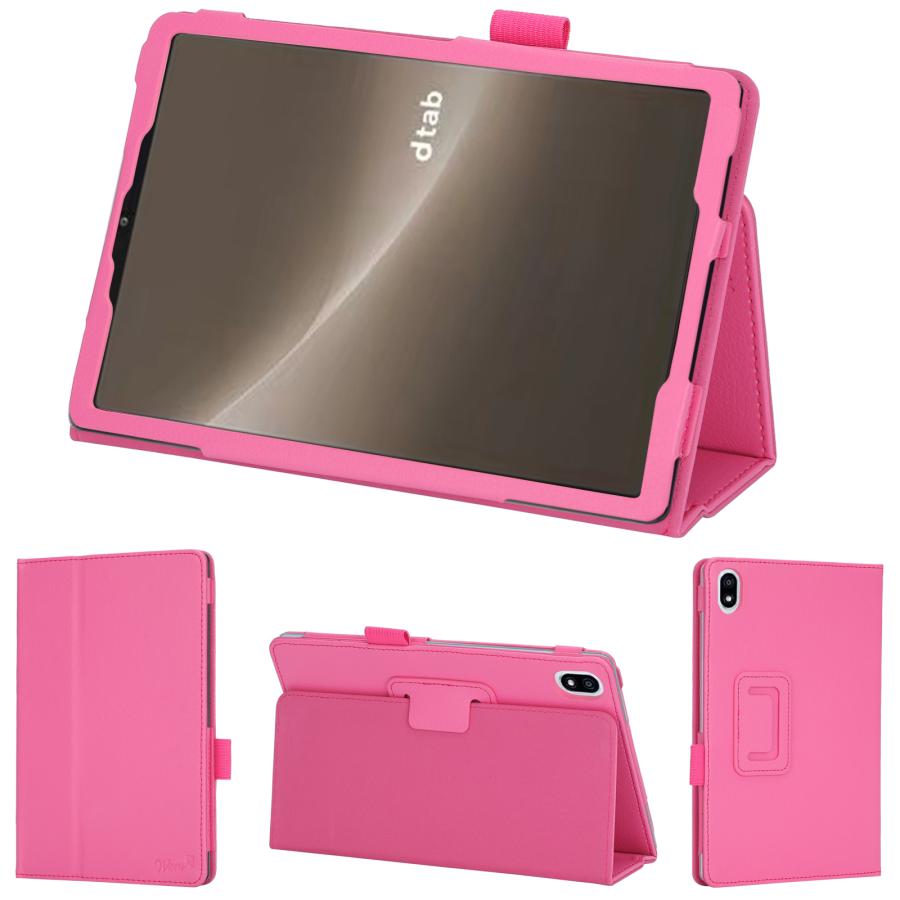 Wisers タッチペン・フィルム付 タブレットケース ドコモ docomo dtab