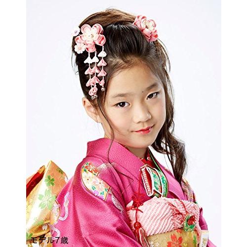 七五三髪飾り かんざし 赤 梅つまみ細工 子供 髪型 着物 和装 花簪 正月 3歳7歳 753 A B010fizztw ワイズセレクト 通販 Yahoo ショッピング