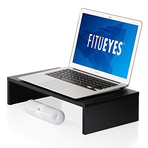 最安値に挑戦 Fitueyes 机上台 机上ラック 木製 モニター台 幅425mm パソコン 机上收 Dt1041wb スタンド ブラック