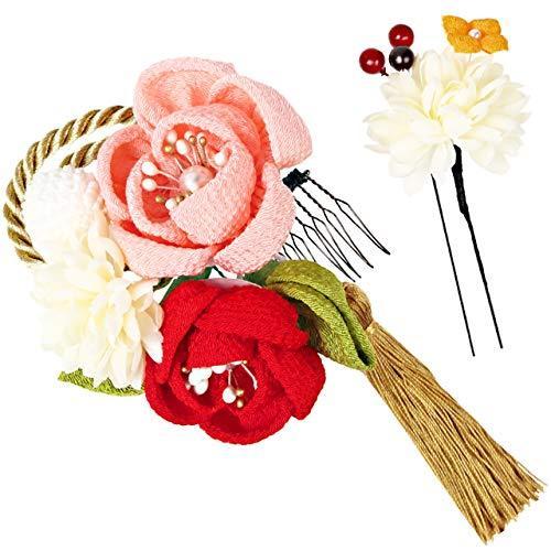 72時間限定タイムセール 髪飾り 2点セット レディース 和花 小花 赤色 桃色 白色 N3181 A B07jfyjdmt ワイズセレクト 通販 Yahoo ショッピング 超大特価 Www Fashionemall Com