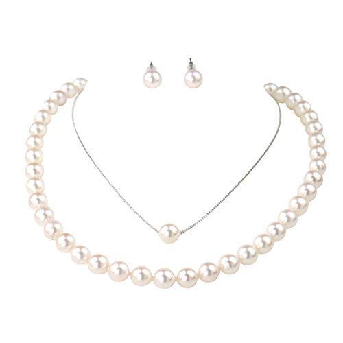 国内配送 真珠ネックレスセット 宇和島産大珠あこや真珠8 5 8 0mm テレビショッピング 通販 スペシャルセット 産地証明と 送料無料 Www Doctor Plan Com