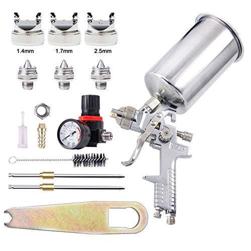 Carbole カーボー スプレーガン 重力式 Diy 塗装 口径 1 4mm 1 7mm 2 5mm ステンレス鋼 カップ容量 1l Diy 自動車用塗 A B08bnq36ly ワイズセレクト 通販 Yahoo ショッピング