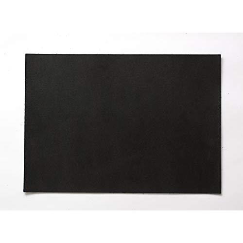 姫路レザー (ブラック1枚+おまけ端革) 裁革 4Ａサイズ1.2ｍｍ厚