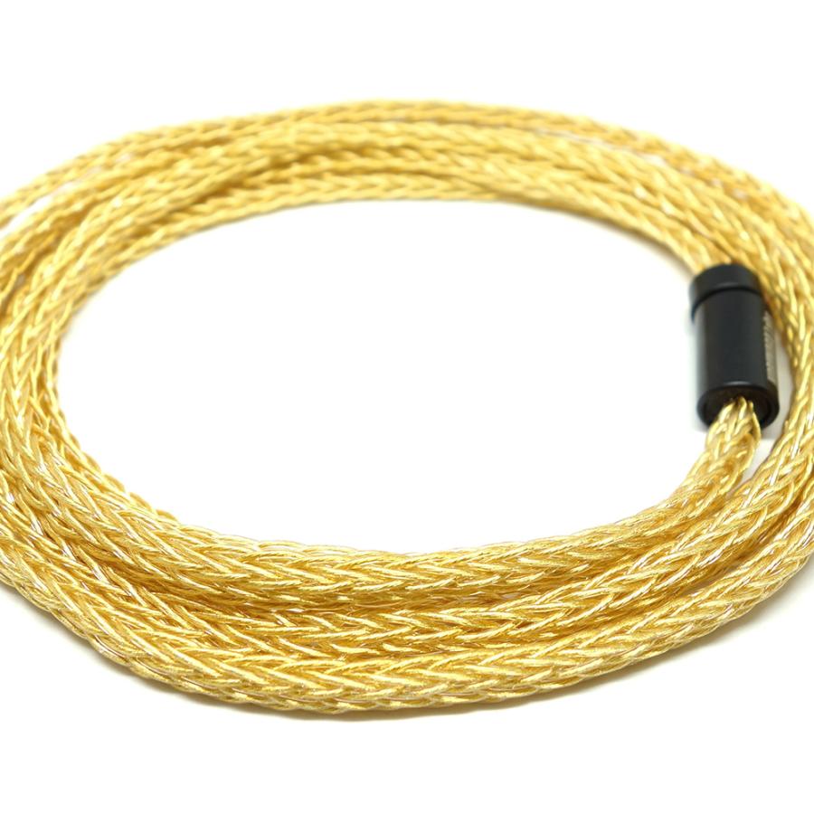 Enkidu-Omega (エンキドゥ-オメガ) ：NOBUNAGA Labs SUPREME：【3.5mm3極ステレオミニ/カスタムIEM2pin】16芯4N純銀金メッキ　リケーブル |  | 04