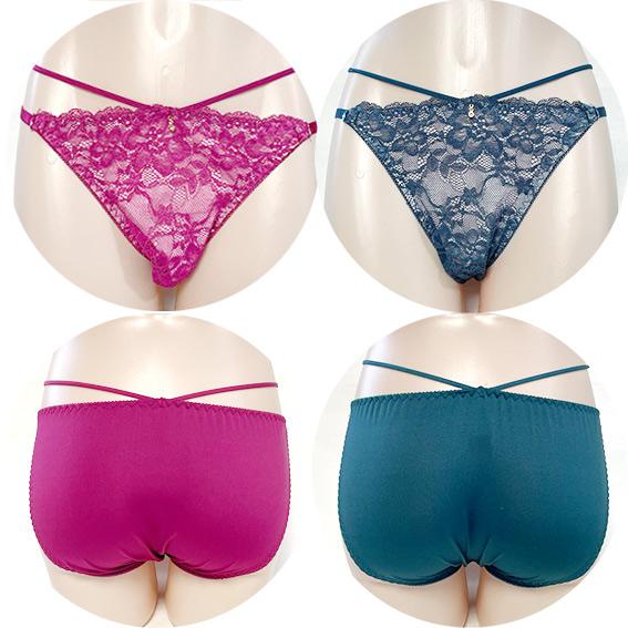 送料無料 ミッドナイトエンジェル メンズブラジャー ショーツセット