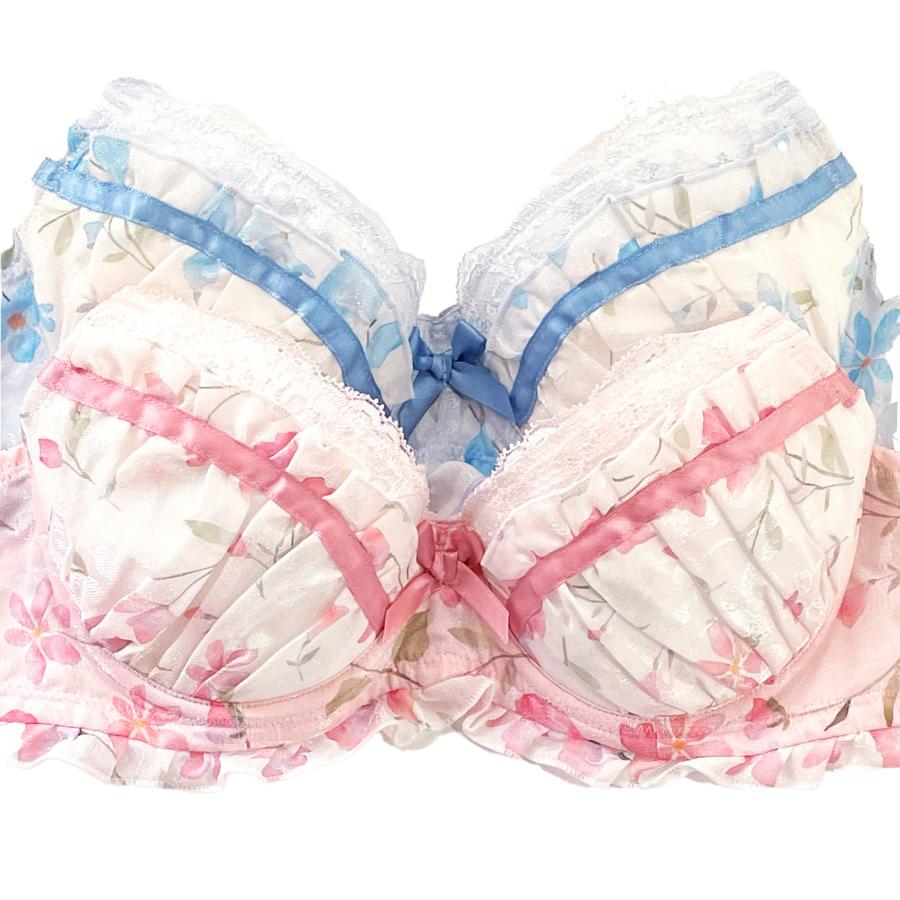 送料無料 ジェントル ハピネス フラワー メンズブラジャー ショーツ