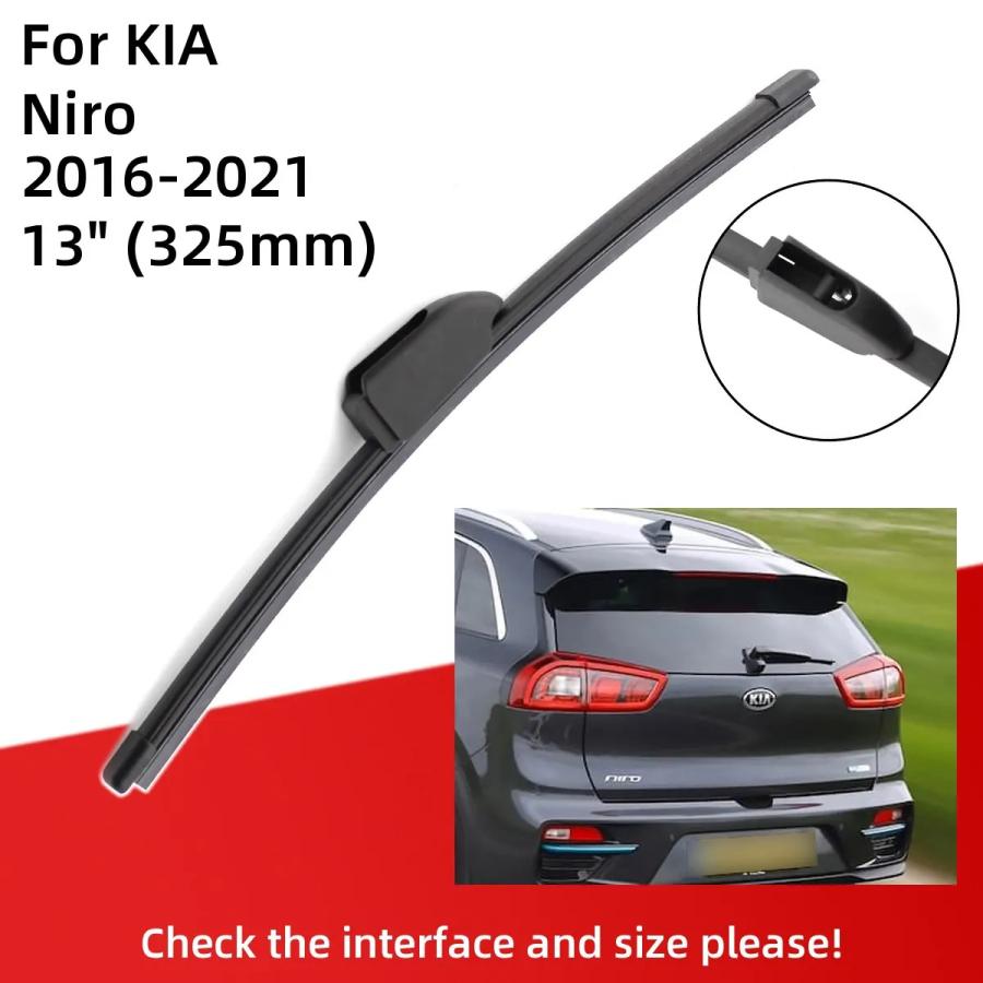 日本人気商品 Kia nir 2016 2021カスタムフロントリアワイパーブレードブラシカッターアクセサリーjフック2016 2017 2018 2019 2020