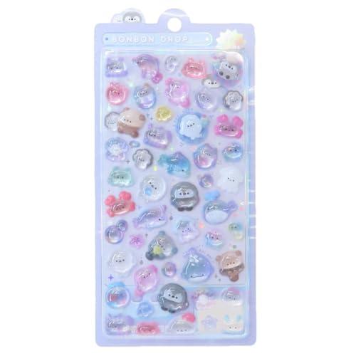 シールシート]ボンボンドロップシール/ぷかぷかボンボン : WishBridge