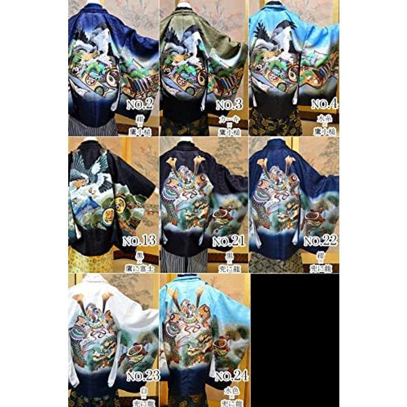 輸入 ヘサカ 七五三 着物 男の子 5歳 フル セット 13点 15 白 鷹に富士 Www Ampselectric Com