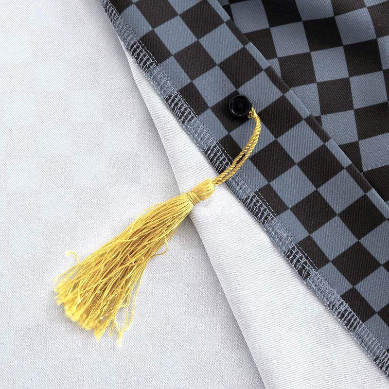 七五三 和装セット 羽織 着物 袴 簡易 簡単 着付け 羽織袴セット キョウエツ 卒業式 市松 1cm ボーイズ 男の子 卒園式 甚平 高級ブランド Themtransit Com