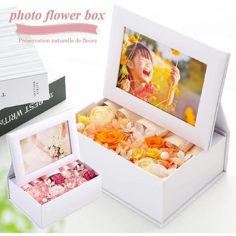 22正規激安 Ruplan プリザーブドフラワー 写真立て Photo Flower Box フォトフラワーボックス オレンジ 新作のアウトレット限定商品 Www Eventsattheloft Com