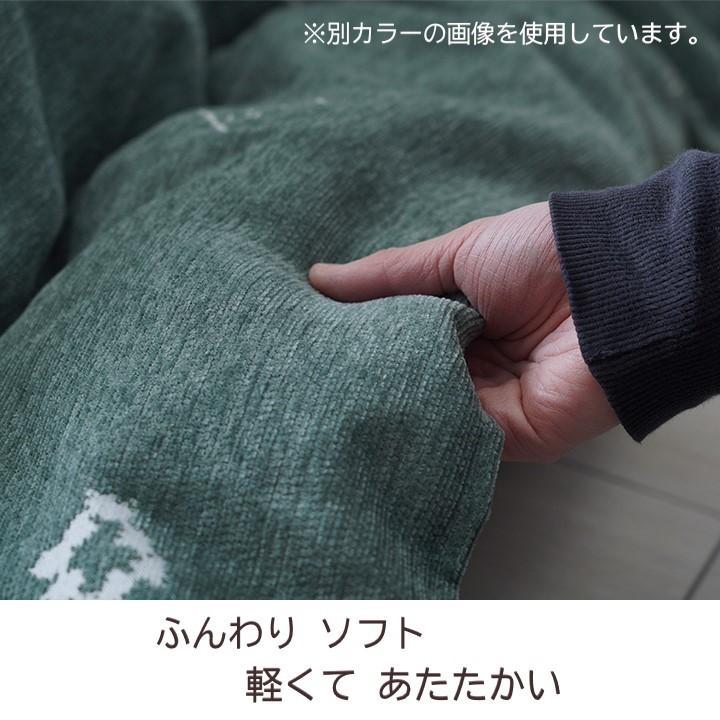 【メーカー直送】イケヒコ こたつ布団 長方形 掛単品 手洗い 日本製 東レマッシュロン綿 軽量 シェニール あったか裏地 アイボリー 約200×300cm｜1331370140902_3