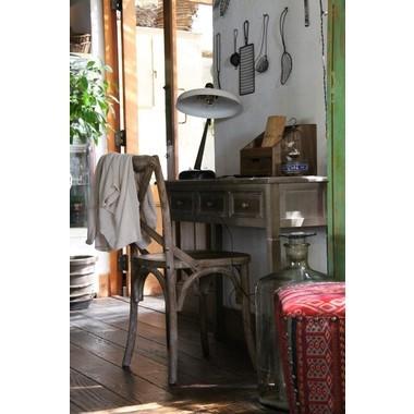 AZUMAYA(東谷) コンソールテーブル デスク 木製 引出し ブラウン