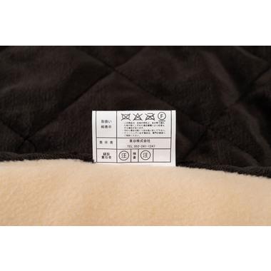 AZUMAYA(東谷) 中に入れる ラグ マット ブランケット フロアクッション