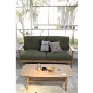 AZUMAYA(東谷) センターテーブル 木製 棚付き 天然木 化粧繊維板 