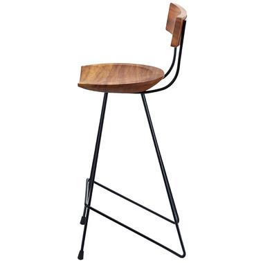 東谷 （あずまや） ジェラルド ウッドカウンターチェア ブラウン！