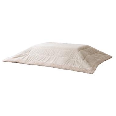 AZUMAYA(東谷) 薄掛コタツ布団 矩形 コール天 ボア 白いこと｜KK-142WH(4985155217045) 家具、インテリア-こたつ