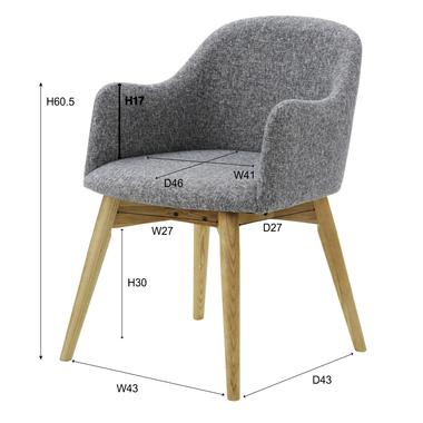 カラメリ チェア KRM-010 BL ブルー 展示品(JMF9-I) AZUMAYA