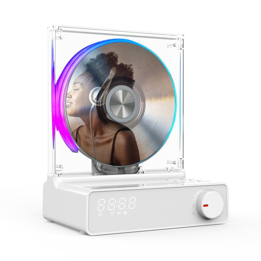 ダイニチ電子 国内メーカー M's CORTE CDプレーヤーBluetooth 送受信 スピーカー Type-C イヤホン端子 録音機能 LED 多機能 PSE認証 技適認証|MVC-D02W|MVC-D02G |  | 01