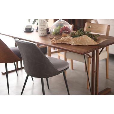 AZUMAYA(東谷) アファブル ダイニングチェア ダークグレー｜PC-362DGY