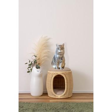 AZUMAYA 東谷 ペットスツール スツール クッション付 PET-66 未使用品 AZUMAYA(東谷) ペットスツール ラタン 座面取り外し可 内クッション