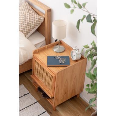 東谷 AZUMAYA(東谷) サイドテーブル ナイトテーブル 木製 天然木