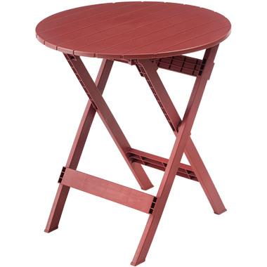 東谷 AZUMAYA(東谷) フォールディングテーブル レッド 折りたたみ