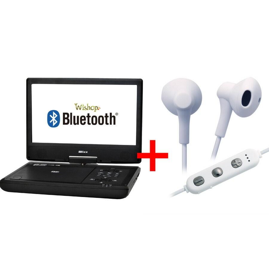 Wizz(ウィズ)Bluetooth対応10インチポータブルDVDプレーヤー ＋  Bluetoothワイヤレスイヤホン｜WPD-S1020(4562492250517) : s1020bte : Wishop Yahoo!店 -  通販 - Yahoo!ショッピング