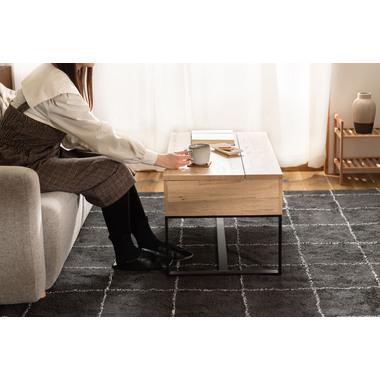 AZUMAYA(東谷) テーブル 2WAY 収納 ウォルナット｜SO-851WAL