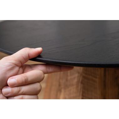 AZUMAYA(東谷) ラウンドテーブル Sサイズ サイドテーブル 北欧 木製 古材 パイン 天然木化粧合板 オーク 丸 円形 | WE-881｜wishop02｜08