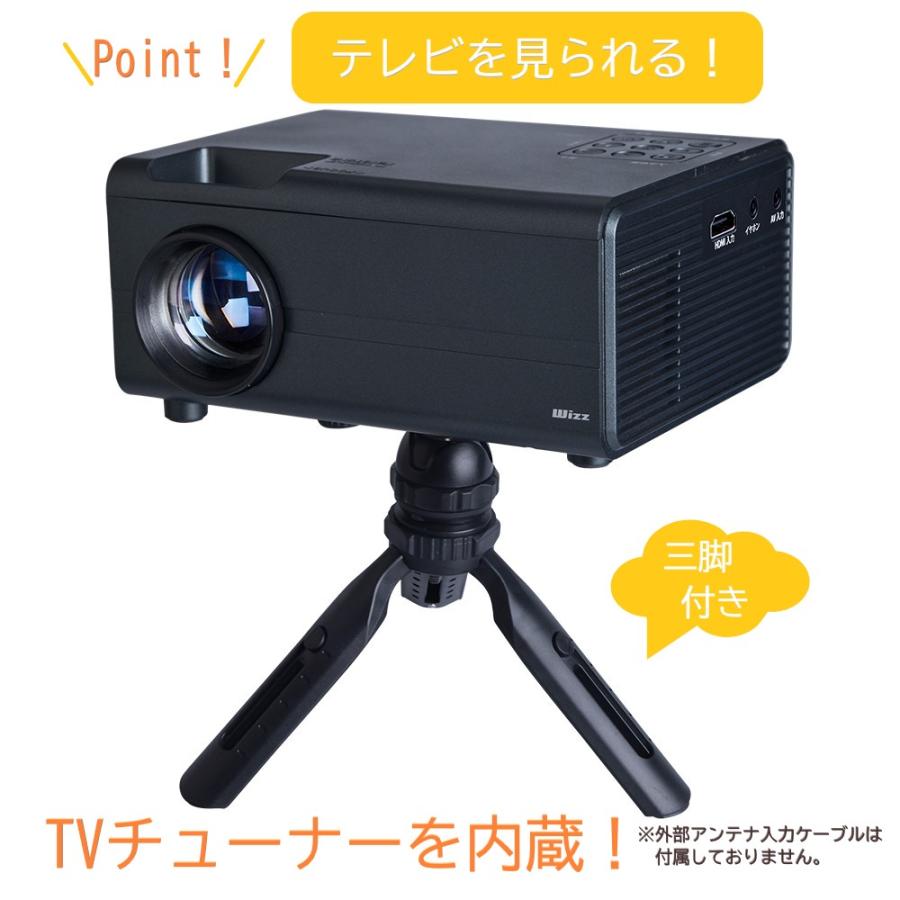 在庫あり】Wizz(ウィズ) プロジェクター 小型 テレビ ゲーム 在庫あり】Wizz(ウィズ) プロジェクター 小型 テレビ ゲーム