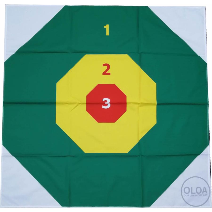 ボッチャ 用具 マット シート 八角的 ターゲット 88-90cm ミニサイズ