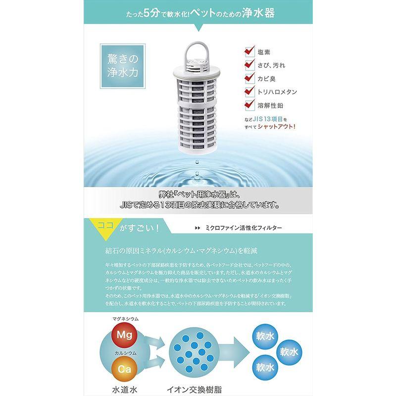 イーテック わんにゃん浄水器 ペット用 容量1L低 価格