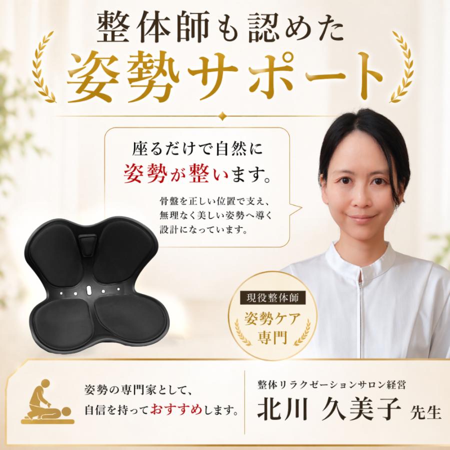 骨盤サポートチェア 姿勢矯正 クッション 骨盤矯正 腰痛 猫背対策