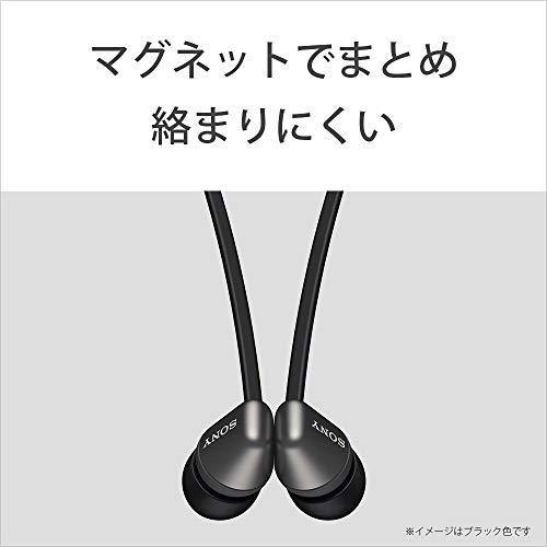 ソニー ワイヤレスイヤホン WI-C310 : Bluetooth対応/最大15時間連続再生/マイク付き フラットケーブル採用 2019年モデル ホワ｜wisterialal｜08