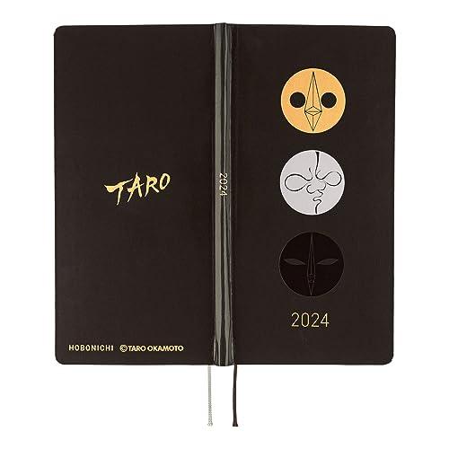 ほぼ日手帳 2024 weeks 英語版 岡本太郎/3つの顔 1月始まり 週間手帳 週間レフト スリム縦長｜wisterialal｜02